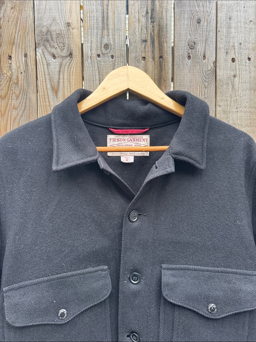 Filson Black mackinaw wool Jacket - Picture 2 of 10